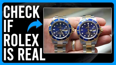 how do i tell if a rolex is real